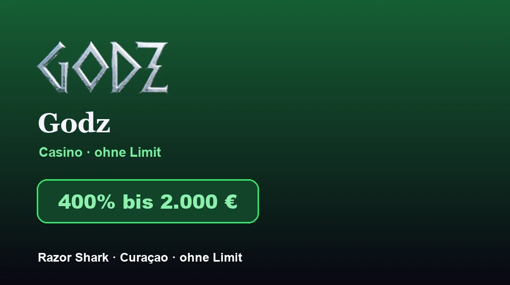 Screenshot von Godz Casino