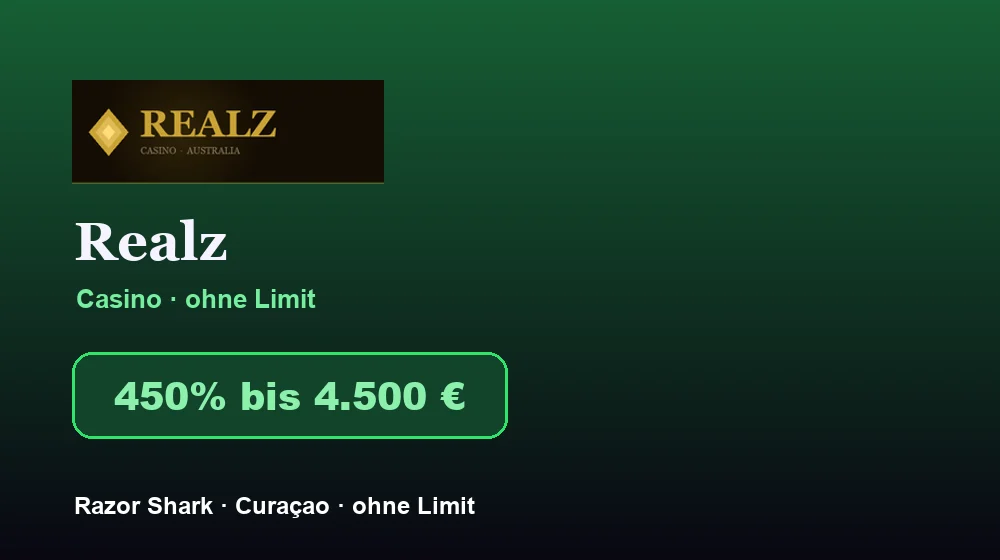 Screenshot von Realz Casino
