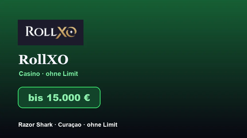 Screenshot von RollXO Casino