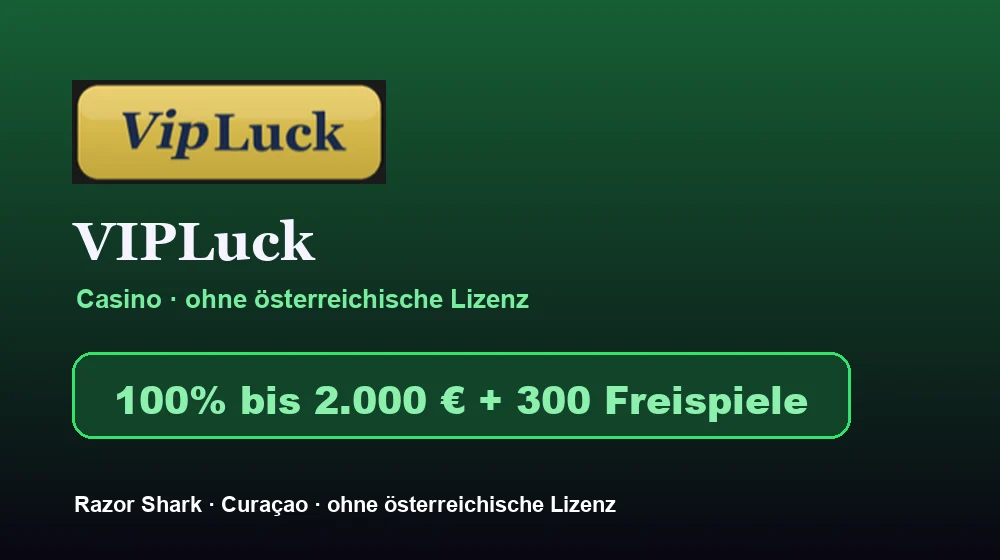 Screenshot von VIPLuck Casino