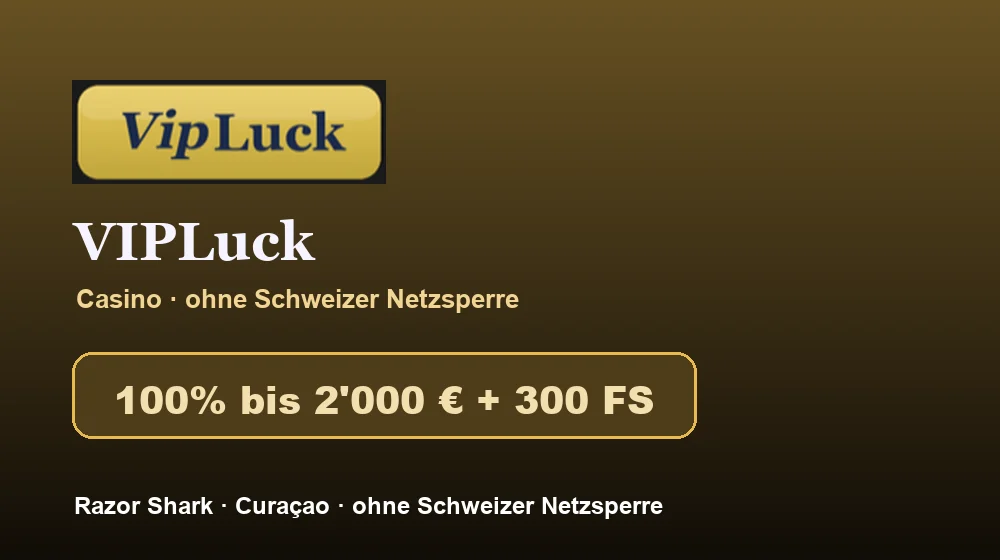 Screenshot von VIPLuck Casino