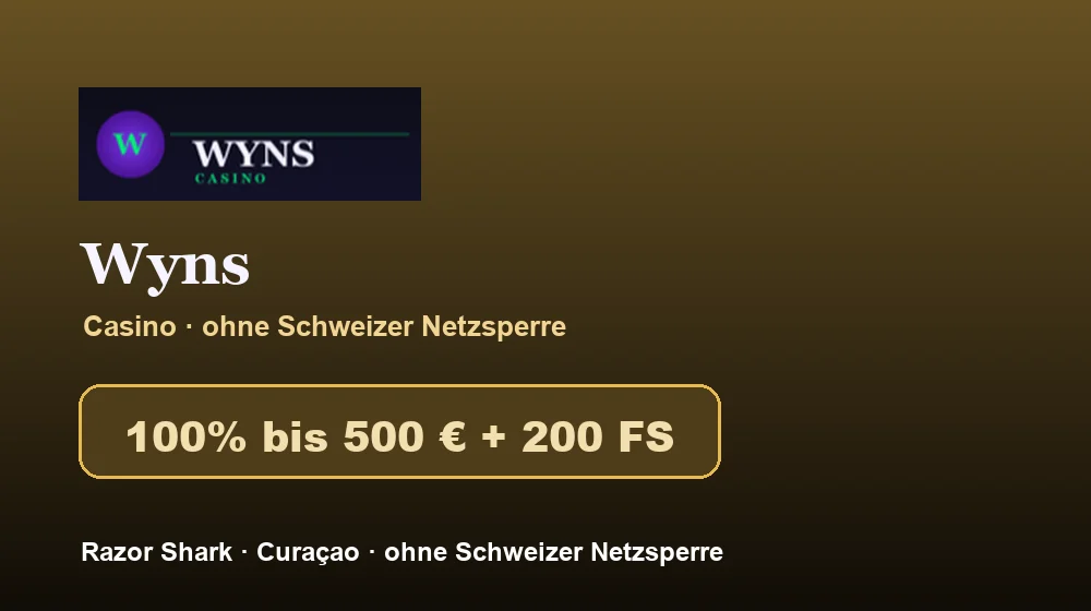 Screenshot von Wyns Casino